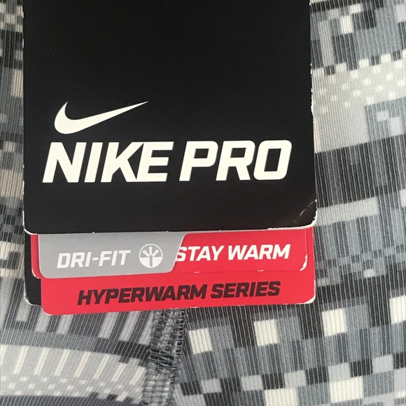Nike Pro Tights Hyperwarm 8 Bit Running Geometric - Picture 5 of 7